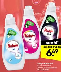 Aanbiedingen Robijn wasmiddel - Robijn - Geldig van 09/05/2022 tot 22/05/2022 bij Big Bazar