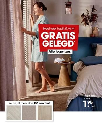 Aanbiedingen Tapijt + vinyl - Huismerk - Kwantum - Geldig van 09/05/2022 tot 19/05/2022 bij Kwantum