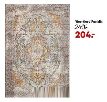 Aanbiedingen Vloerkleed franklin - Huismerk - Kwantum - Geldig van 09/05/2022 tot 19/05/2022 bij Kwantum