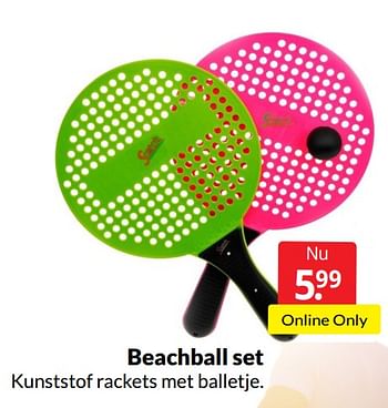 Aanbiedingen Beachball set - Huismerk - Boekenvoordeel - Geldig van 14/05/2022 tot 22/05/2022 bij Boekenvoordeel