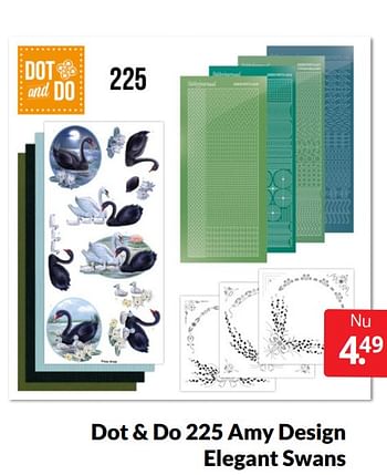 Aanbiedingen Dot + do 225 amy design elegant swans - Huismerk - Boekenvoordeel - Geldig van 14/05/2022 tot 22/05/2022 bij Boekenvoordeel
