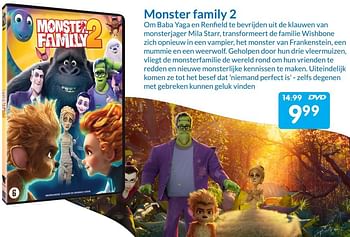 Aanbiedingen Monster family 2 - Huismerk - Boekenvoordeel - Geldig van 14/05/2022 tot 22/05/2022 bij Boekenvoordeel