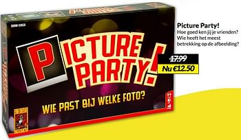 Aanbiedingen Picture party! - 999games - Geldig van 14/05/2022 tot 22/05/2022 bij Boekenvoordeel