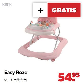 Aanbiedingen Kekk easy roze - Kekk - Geldig van 16/05/2022 tot 11/06/2022 bij Baby-Dump