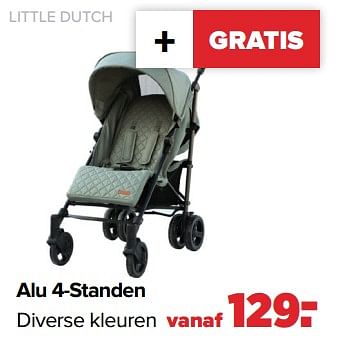 Aanbiedingen Little dutch alu 4-standen - Little Dutch - Geldig van 16/05/2022 tot 11/06/2022 bij Baby-Dump