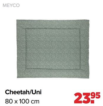 Aanbiedingen Meyco cheetah-uni - Meyco - Geldig van 16/05/2022 tot 11/06/2022 bij Baby-Dump