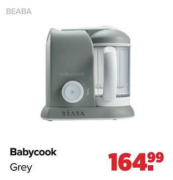 Aanbiedingen Babycook grey - Beaba - Geldig van 16/05/2022 tot 11/06/2022 bij Baby-Dump