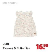 Aanbiedingen Jurk flowers + butterflies - Little Dutch - Geldig van 16/05/2022 tot 11/06/2022 bij Baby-Dump