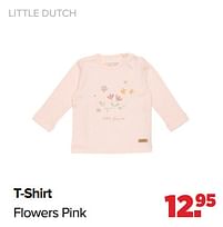 Aanbiedingen T-shirt flowers pink - Little Dutch - Geldig van 16/05/2022 tot 11/06/2022 bij Baby-Dump