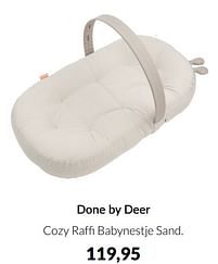 Aanbiedingen Done by deer cozy raffi babynestje sand - Done by Deer - Geldig van 17/05/2022 tot 13/06/2022 bij Babypark
