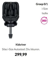 Aanbiedingen Kidsriver silas i-size autostoel - Kidsriver - Geldig van 17/05/2022 tot 13/06/2022 bij Babypark