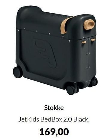 Aanbiedingen Stokke jetkids bedbox 2.0 black - Stokke - Geldig van 17/05/2022 tot 13/06/2022 bij Babypark