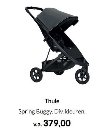 Aanbiedingen Thule spring buggy - Thule - Geldig van 17/05/2022 tot 13/06/2022 bij Babypark