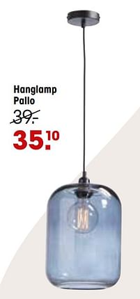 Aanbiedingen Hanglamp pallo - Huismerk - Kwantum - Geldig van 20/05/2022 tot 22/05/2022 bij Kwantum