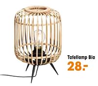 Aanbiedingen Tafellamp bia - Huismerk - Kwantum - Geldig van 20/05/2022 tot 22/05/2022 bij Kwantum