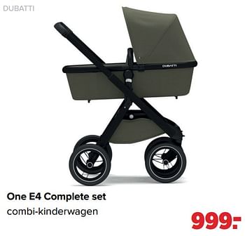 Aanbiedingen Dubatti one e4 complete set combi-kinderwagen - Dubatti  - Geldig van 16/05/2022 tot 11/06/2022 bij Baby-Dump