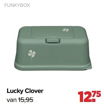 Aanbiedingen Funkybox lucky clover - Funkybox - Geldig van 16/05/2022 tot 11/06/2022 bij Baby-Dump