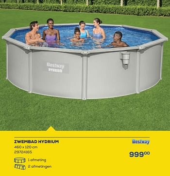 Aanbiedingen Zwembad hydrium - BestWay - Geldig van 20/05/2022 tot 24/06/2022 bij Supra Bazar