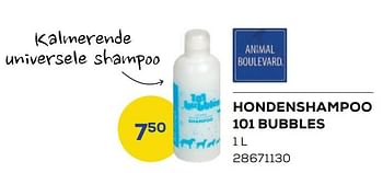 Aanbiedingen Hondenshampoo 101 bubbles - Animal Boulevard - Geldig van 20/05/2022 tot 24/06/2022 bij Supra Bazar