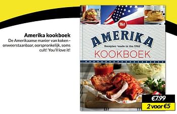 Aanbiedingen Amerika kookboek - Huismerk - Boekenvoordeel - Geldig van 21/05/2022 tot 29/05/2022 bij Boekenvoordeel