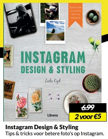 Aanbiedingen Instagram design + styling - Huismerk - Boekenvoordeel - Geldig van 21/05/2022 tot 29/05/2022 bij Boekenvoordeel
