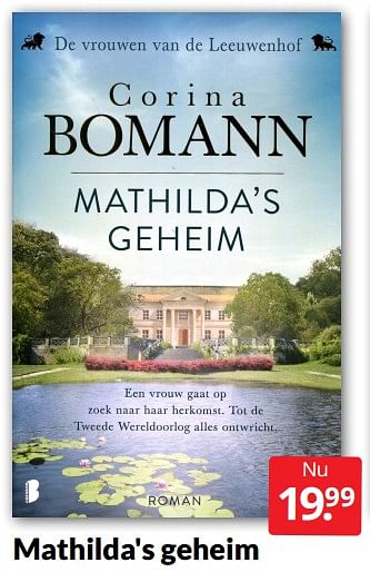 Aanbiedingen Mathilda`s geheim - Huismerk - Boekenvoordeel - Geldig van 21/05/2022 tot 29/05/2022 bij Boekenvoordeel