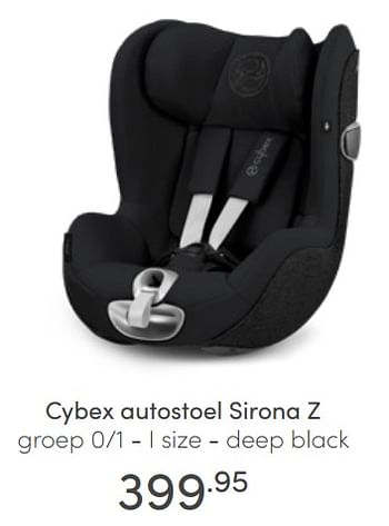 Aanbiedingen Cybex autostoel sirona z - Cybex - Geldig van 22/05/2022 tot 28/05/2022 bij Baby & Tiener Megastore