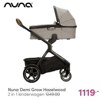 Aanbiedingen Nuna demi grow hazelwood 2 in 1 kinderwagen - Nuna - Geldig van 22/05/2022 tot 28/05/2022 bij Baby & Tiener Megastore