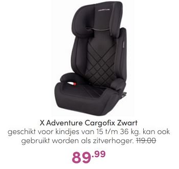 Aanbiedingen X adventure cargofix zwart - Xadventure - Geldig van 22/05/2022 tot 28/05/2022 bij Baby & Tiener Megastore