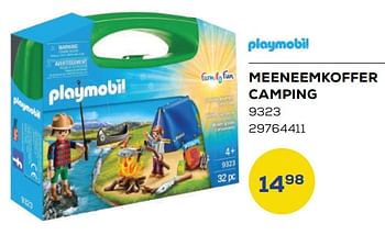 Aanbiedingen Meeneemkoffer camping - Playmobil - Geldig van 20/05/2022 tot 24/06/2022 bij Supra Bazar