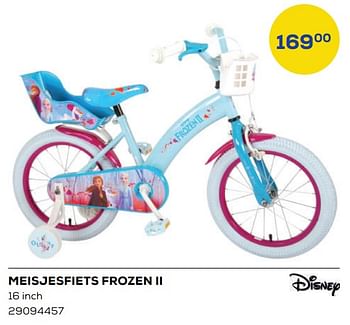 Aanbiedingen Meisjesfiets frozen ii - Disney - Geldig van 20/05/2022 tot 24/06/2022 bij Supra Bazar