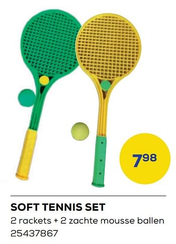 Aanbiedingen Soft tennis set - Huismerk - Supra Bazar - Geldig van 20/05/2022 tot 24/06/2022 bij Supra Bazar