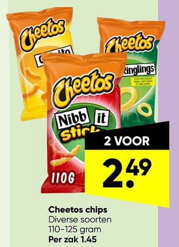 Aanbiedingen Cheetos chips - Cheetos  - Geldig van 23/05/2022 tot 05/06/2022 bij Big Bazar