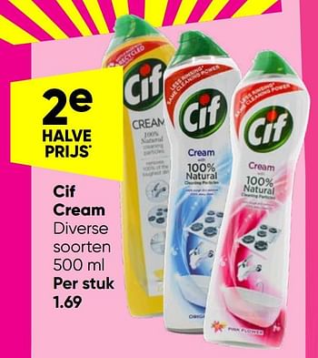Aanbiedingen Cif cream - Cif - Geldig van 23/05/2022 tot 05/06/2022 bij Big Bazar