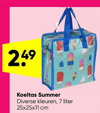 Aanbiedingen Koeltas summer - Huismerk - Big Bazar - Geldig van 23/05/2022 tot 05/06/2022 bij Big Bazar