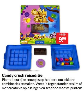 Aanbiedingen Candy crush reiseditie - Huismerk - Boekenvoordeel - Geldig van 28/05/2022 tot 05/06/2022 bij Boekenvoordeel