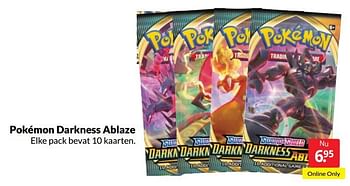 Aanbiedingen Pokémon darkness ablaze - Huismerk - Boekenvoordeel - Geldig van 28/05/2022 tot 05/06/2022 bij Boekenvoordeel