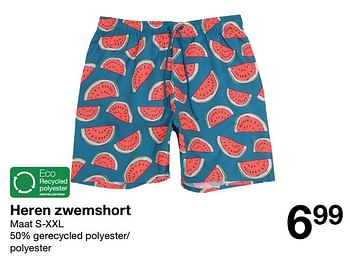 Aanbiedingen Heren zwemshort - Huismerk - Zeeman  - Geldig van 28/05/2022 tot 10/06/2022 bij Zeeman