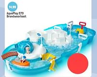 Aanbiedingen Aquaplay 273 brandweerboot - Aquaplay - Geldig van 01/06/2022 tot 30/09/2022 bij Lobbes