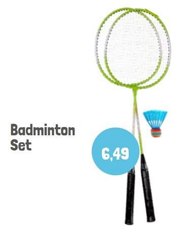 Aanbiedingen Badminton set - Geldig van 01/06/2022 tot 30/09/2022 bij Lobbes