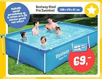 Aanbiedingen Bestway steel pro zwembad - BestWay - Geldig van 01/06/2022 tot 30/09/2022 bij Lobbes