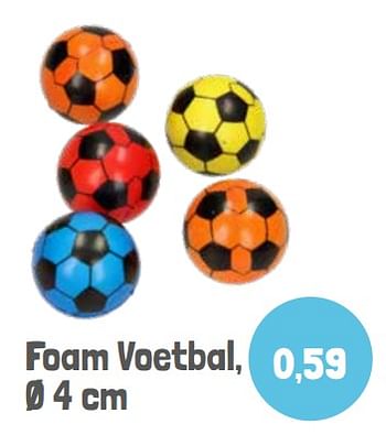 Aanbiedingen Foam voetbal - Geldig van 01/06/2022 tot 30/09/2022 bij Lobbes