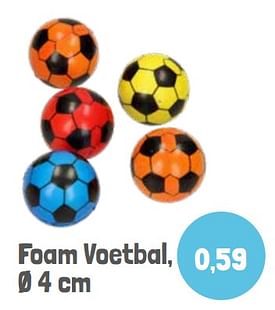 Aanbiedingen Foam voetbal -  - Geldig van 01/06/2022 tot 30/09/2022 bij Lobbes