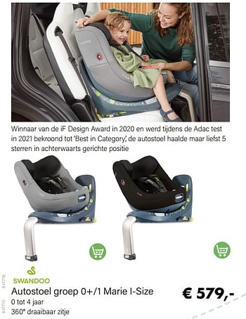 Aanbiedingen Autostoel marie i-size - Huismerk - Multi Bazar - Geldig van 01/06/2022 tot 30/06/2022 bij Multi Bazar