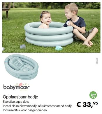 Aanbiedingen Opblaasbaar badje - BabyMoov - Geldig van 01/06/2022 tot 30/06/2022 bij Multi Bazar