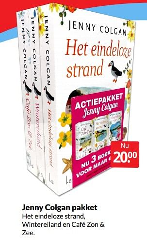 Aanbiedingen Jenny colgan pakket - Huismerk - Boekenvoordeel - Geldig van 04/06/2022 tot 12/06/2022 bij Boekenvoordeel
