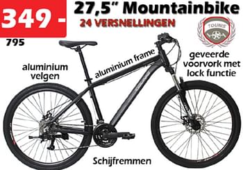 Aanbiedingen 27,5`` mountainbike - Huismerk - Itek - Geldig van 28/05/2022 tot 19/06/2022 bij Itek