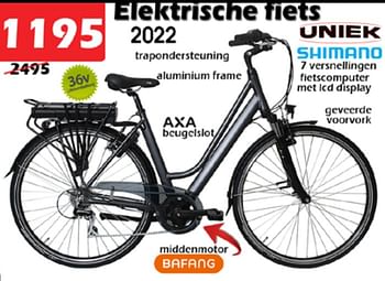 Aanbiedingen Elektrische fiets - Huismerk - Itek - Geldig van 28/05/2022 tot 19/06/2022 bij Itek