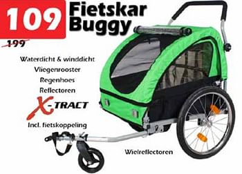 Aanbiedingen Fietskar buggy - X-tract - Geldig van 28/05/2022 tot 19/06/2022 bij Itek