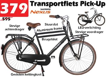 Aanbiedingen Transportfiets pick-up - Talent - Geldig van 28/05/2022 tot 19/06/2022 bij Itek